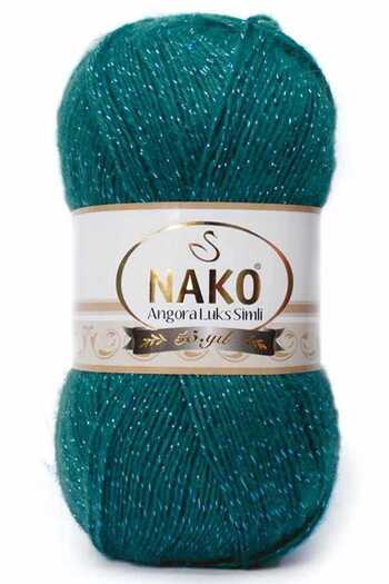 NAKO Angora Luxury Glitter 10171mv Βενζίνη