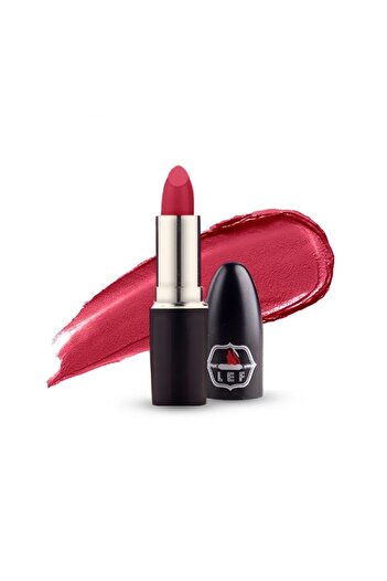 LEF COSMETICS A long-wearing, velvety matte lipstick enriched with beeswax for everyday use.