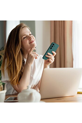 ALC MOBILE Carcasă Soft Touch, subțire, ALC Mobile, antișoc, compatibilă cu Samsung Galaxy A36, Tpu verde închis