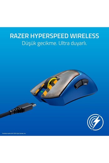 RAZER Mouse Gaming RAZER DeathAdder V3 Pro Fortnite Edition, wireless, 30000 dpi