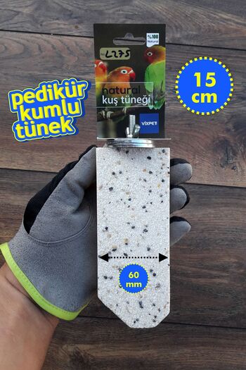 Vixpet Venty 15 cm Sandy Pedicure Parrot Stump - Sultan, Budgie, Monk, Sevda, Forpus, Lori, Konur - L275