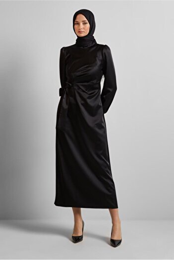 Alvina Satin Dress 45649