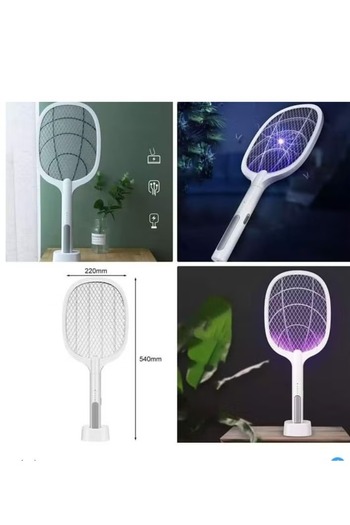DLC Hand-held electric fly swatter, mosquito killer lamp