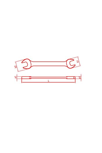 İzeltaş İzeltaş Two Mouth Key Long Size 46X50 mm