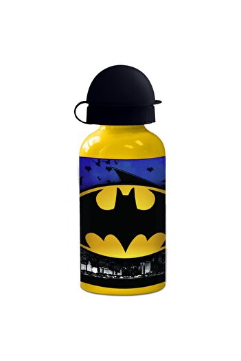 Batman Water bottle, for children, made of aluminum, BPA-free, multicolor, 400 ml, Batman