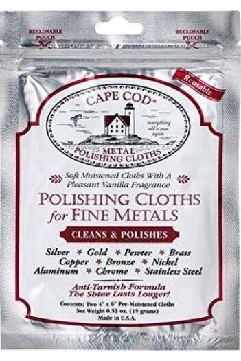 CAPE COD Cape Cod Metal Cleaning and Polishing Wipes