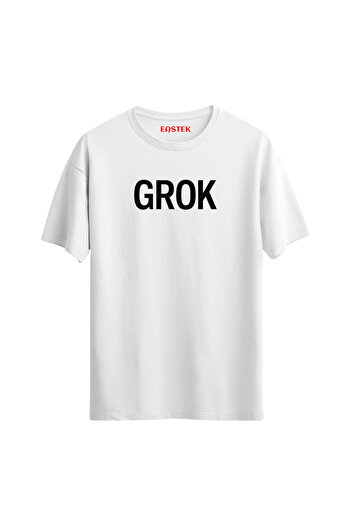 Eastek Μπλουζάκι με τυπωμένο γράμμα Grok Unisex