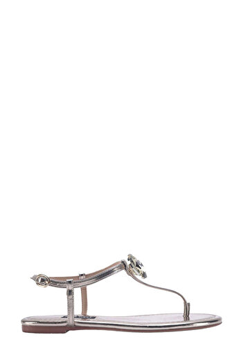Nine West ARTEMIS 3FX Gold Women's Flat Sandals