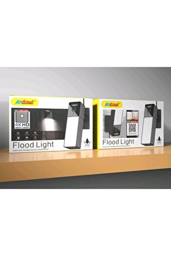 divendi-ro Cameră video cu reflector, sunet bidirecțional D5, difuzor și microfon încorporate