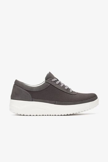 Barmea Genuine Leather-Trikot Men's Casual Walking Shoes - 1915 Nt-Grey Kk064