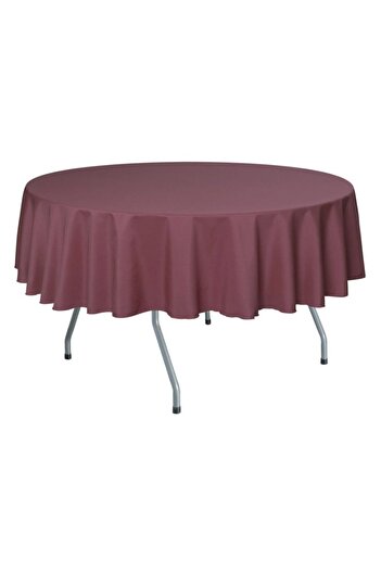 Pucioasa Teflon-coated cotton tablecloth, round, diameter 140cm, purple