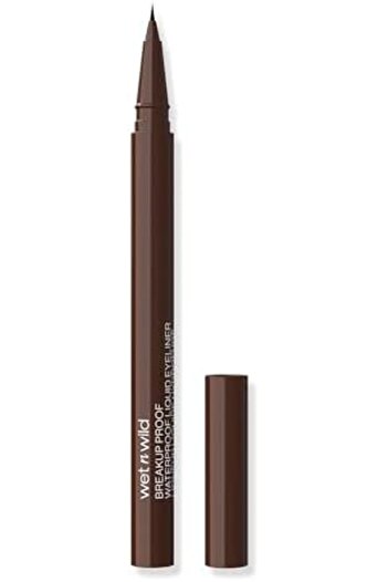 WET N WİLD wet n wild Breakup Proof Liquid Eyeliner, Waterproof, Long-Lasting - Cruelty-Free & Vegan - Brown