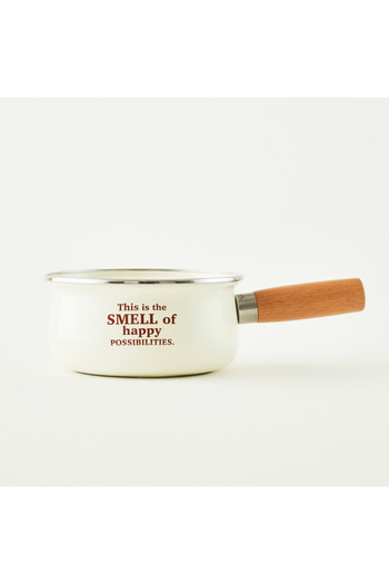 Bella Maison Cozy Enamel Sauce Pot Cream (1.6 Lt)