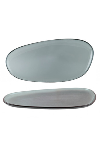 Bonna VAGO GLASS Porcelain oval platter 39cm (GLVAO 39DT)