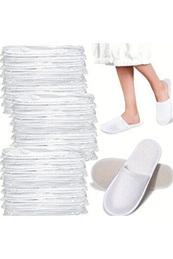xpress sales Hotel Slippers, UF, White, 33g, 27x10.5cm, 50 pairs