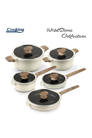 Cooking by Heinner ALUMINUM PAN+LID 18x9 CM, WILD STONE