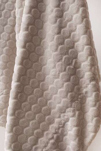 Teddy Pie Embossed Patterned Double Layer 90X110 Cm. Wellsoft Baby Blanket