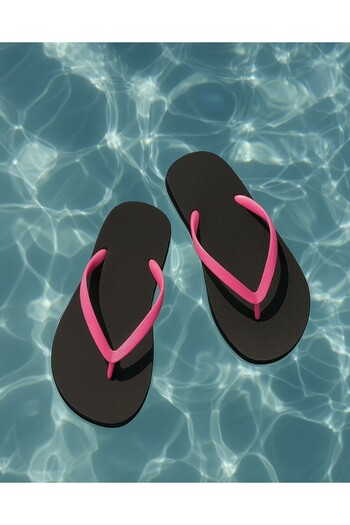 NUR KARACA 25Y1103 Flip-Flop High Sole Comfortable Daily Summer Beach Slippers for Women-Platrofm Model