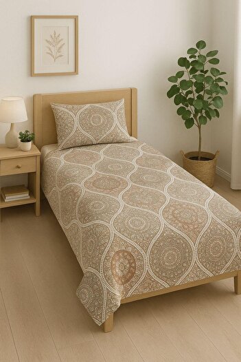VERTO 100% Cotton Single Pique Set Door Tone Fiber Wadded