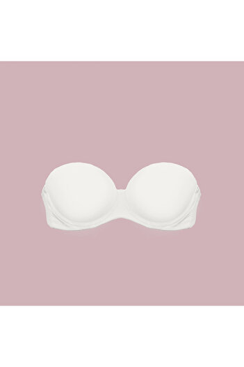 The LOG INVEST 1590 Double Padded Two Sizes Enlarging Strapless Bra