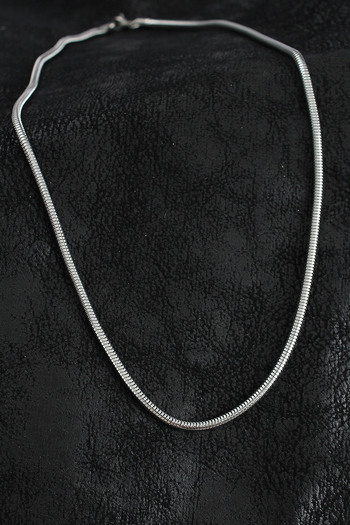 Skygo 316L Steel Oval Italian Chain Model Silver Color Men's Necklace - Tj-Erk1396