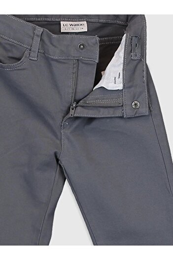LC Waikiki LCW Kids Antrasit Kız Çocuk Slim Pantolon
