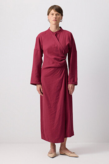 Touché Privé Brooch Detail Shirt Dress