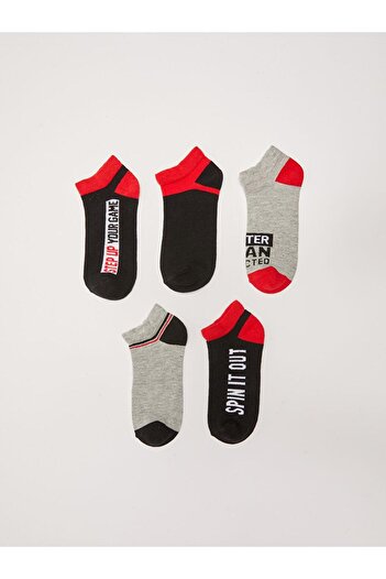 LC Waikiki Patterned Boy's Booties Socks 5-Piece (S2)