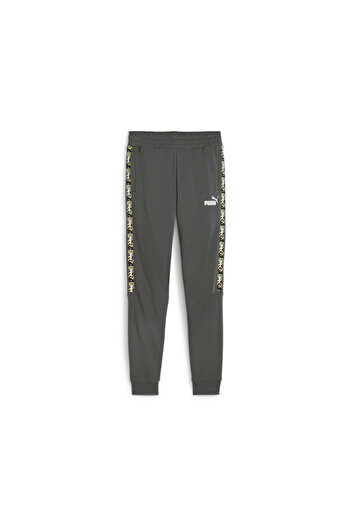 Puma Mens ESS TAPE CAMO Sweatpants - Gray