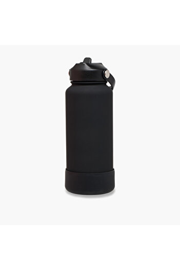 Lifestyle Solid Stainless Steel Sipper Water Bottle with Handle - 1 L