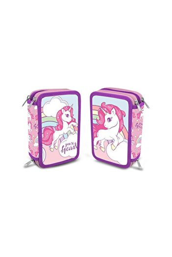 Kipling Triple Equipped Pencil Case, KL10855, 12×6×20 cm
