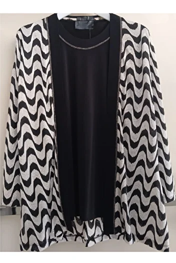 N.Y.YILDIZ Star Plus Size Jacket Double Bluz Jacket Flexible 1, Class Sandy Mother Special Shawl Collar Suit