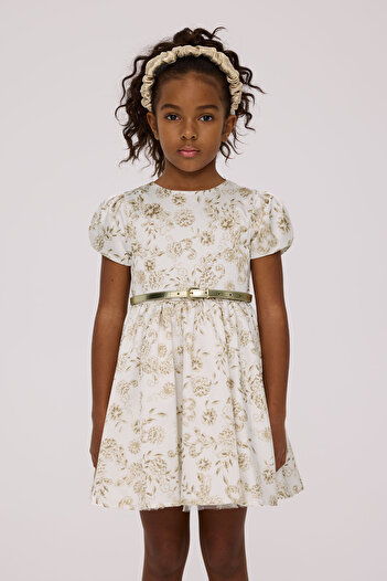 Tyess Girl Patterned Dress