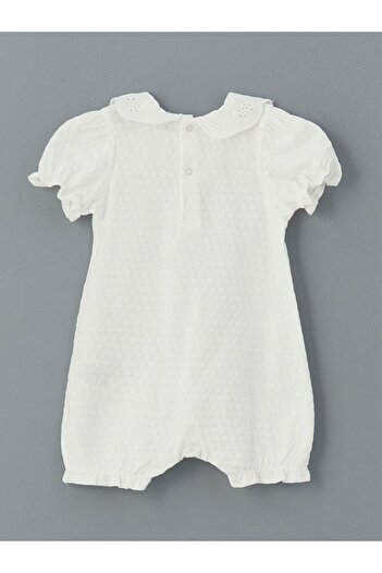 LC Waikiki Lcw Baby Embroidered Baby Girl Romper and Headband 2 Pcs