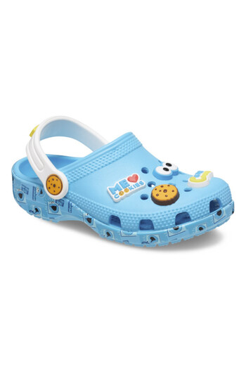 Crocs Saboti Toddler Classic Sesame Workshop Clog - Albastru Electric