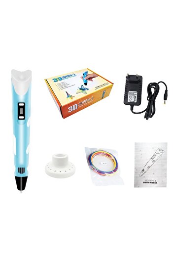 dalimag 3D Drawing Pen ODWALK, Ideal for Beginners, with Display and Multicolor Filaments