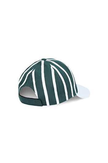 UCLA CHET Yeşil Baseball Cap Çizgili Nakışlı - Unisex Şapka