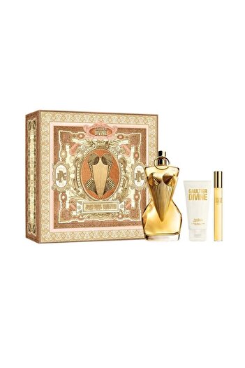 Jean Paul Gaultier Divine Gift Set – EDP 100ml + Body Lotion 75ml + Travel EDP 10ml for Women