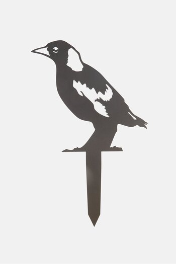 Evila Originals Metal Garden Decoration Bird 23 H x 21 L cm, Black