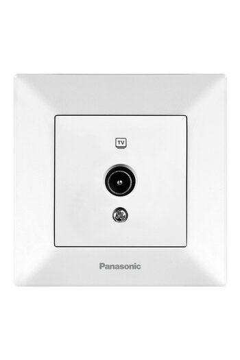 PANASONIC TV Socket 0dB Arkedia Panasonic White