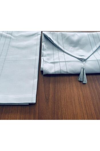 Cardea Home Collection Colber Hassle-Free Fabric Tablecloth & Colber Fabric Runner Set of 2