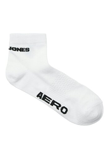 Jack & Jones JACK JONES Yazılı Erkek Spor 3 lü Topuk Çorap 12283236