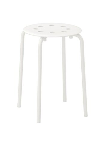 IKEA Marıus Tabure Beyaz Yüksekliği: 45 Cm