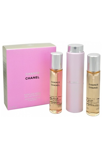 Chanel Chance Set, Eau de Toilette, Women 3 x 20 ml, Refills