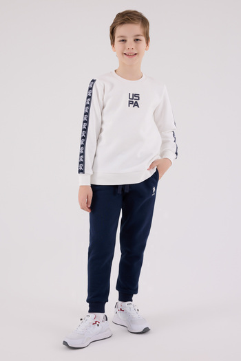 U.S. Polo Assn. Αδειτωμένο σετ φόρμας για αγόρια κάτω από 2 τεμάχια