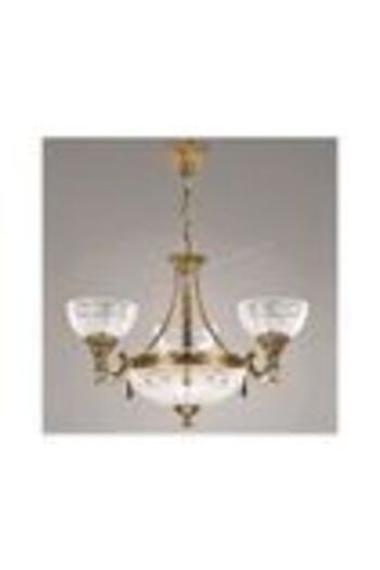 CandelabreClasice Ambiente Chandelier with 3 Arms, Classic Design, Antique Bronze Finish