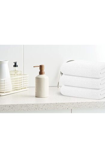 MELONIE Set of 3 100% Cotton Hand Towels 50X90 Cm, Hotel Towels