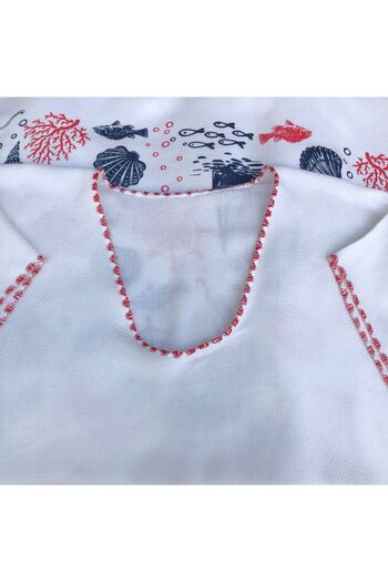 zera collection Bamboo Fabric Peshtemal Hand Embroidered Sea Beach Pool Spa