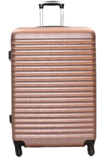 David Jones Paris Luggage, Hardside Spinner Luggage, Ultra Lightweight ABS, 4 Double Wheels, 20/24/2
