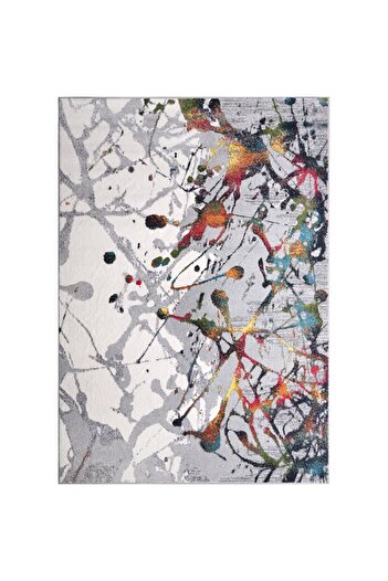 Kolibri Abstract Carpet 11187-190, Gray, 9 Mm Thread, Anti-Allergic, Living Room, Bedroom